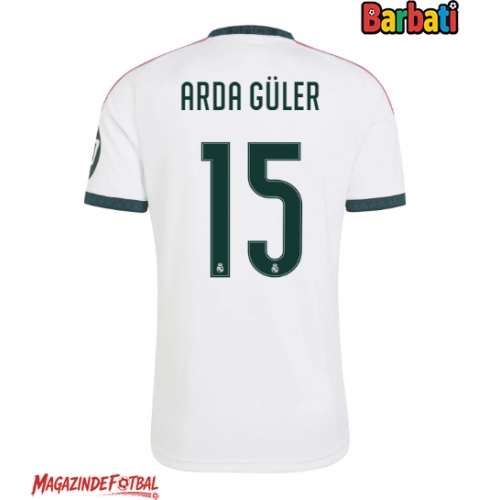 Real Madrid Arda Guler #15 Tricou Fotbal Replică 2026-27 Barbati Acasa Real Madrid Arda Guler #15 Tricou Fotbal Replică 2026-27 Barbati Acasa